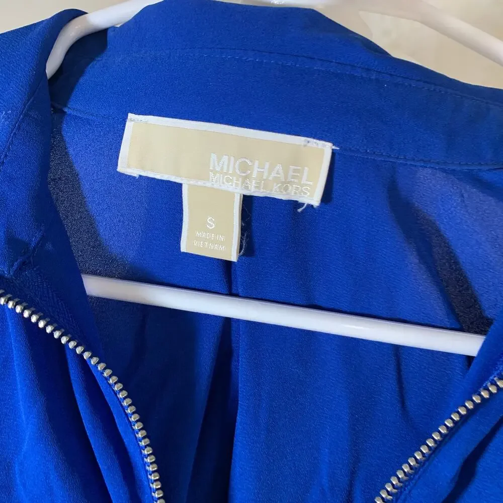 Michael Kors Blue Blouse size S